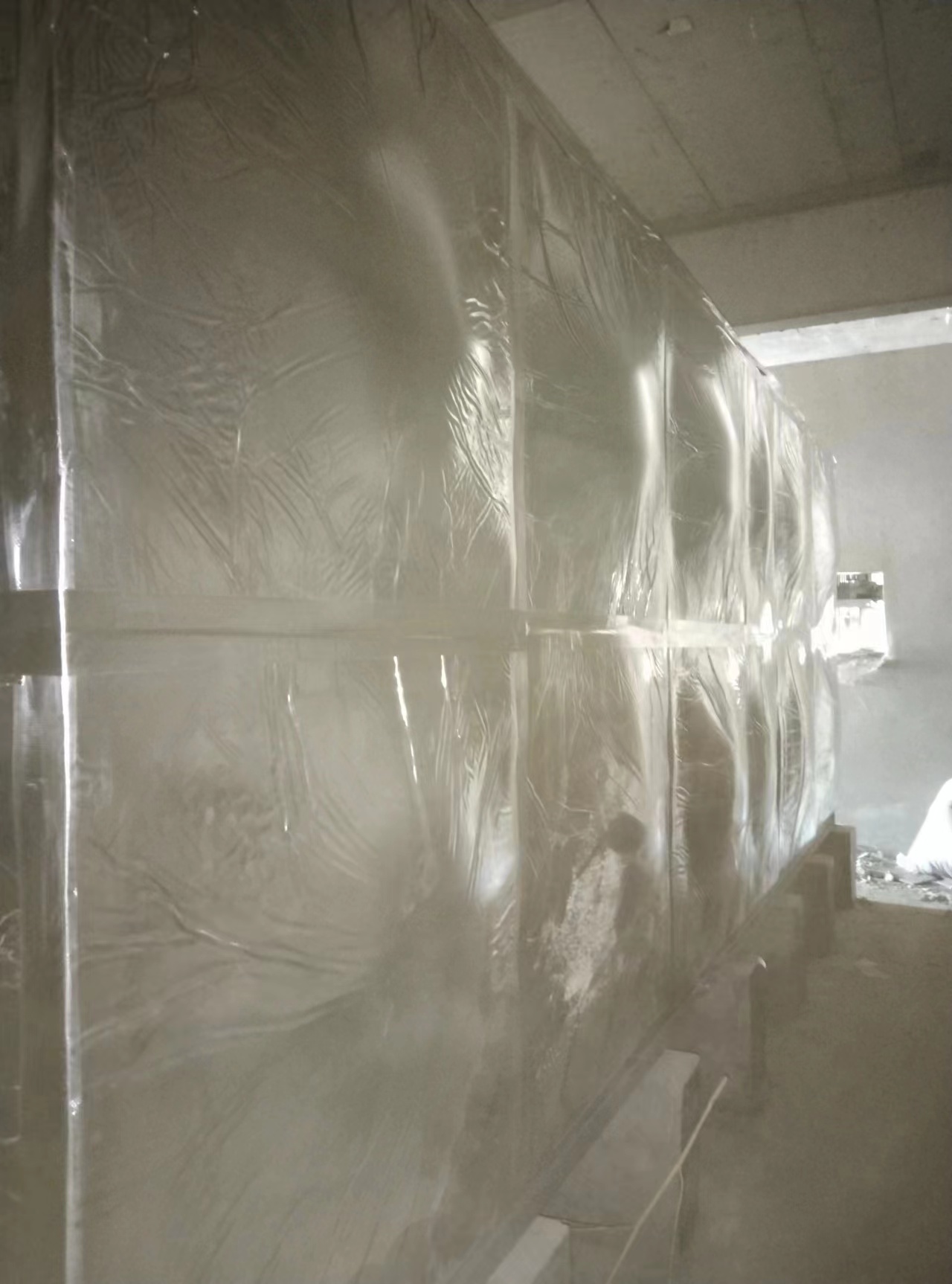 山東泰安55立方不銹鋼保溫水箱