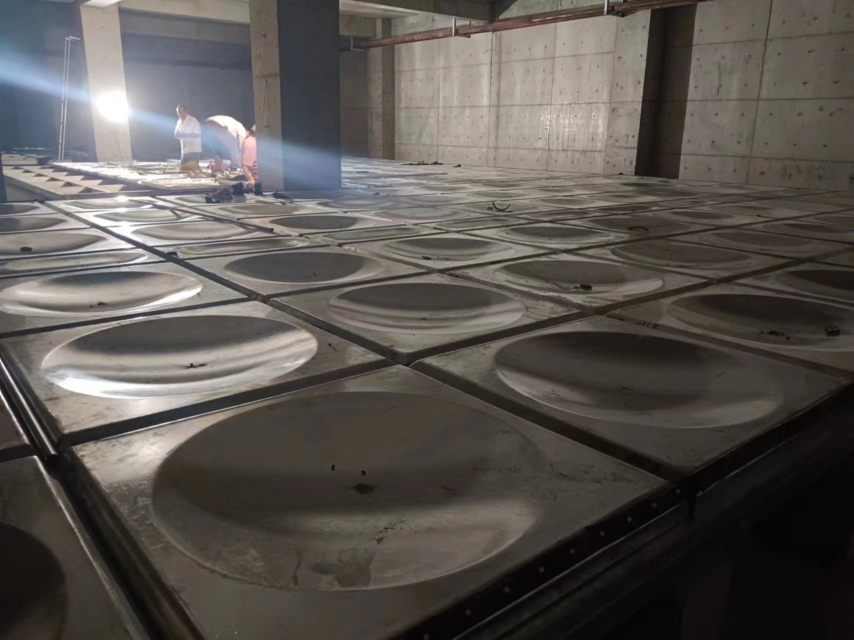 包頭市480立方鍍鋅板水箱