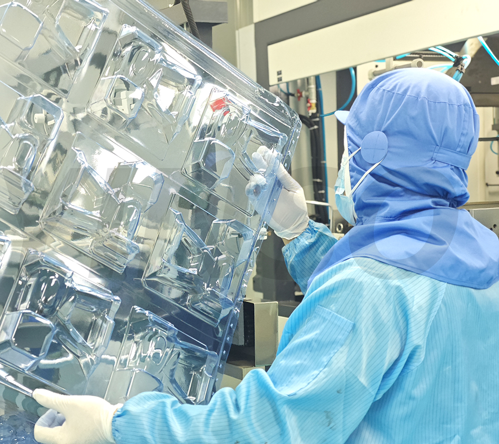 醫(yī)療器械吸塑無(wú)菌包裝盒廠(chǎng)家GMP潔凈車(chē)